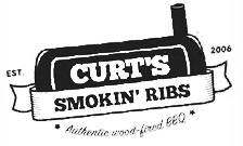 Curt's Smokin' Ribs home logo