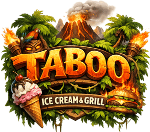 Taboo Ice Cream & Grill home logo