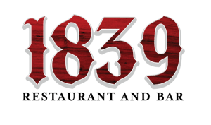 1839 Restaurant and Bar home logo