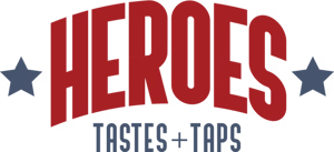 HEROES Tastes + Taps home logo