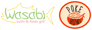 Wasabi | Sushi & Asian Grill and Poke Bowl home logo
