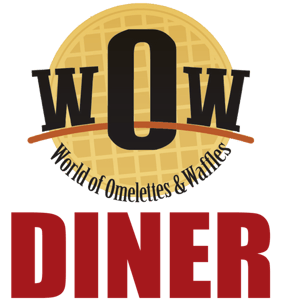 WOW Diner - World of Omelettes & Waffles home logo