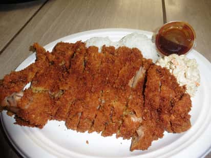 Chicken Katsu Menu Da Tiki Hut Hawaiian Restaurant In Tacoma Wa