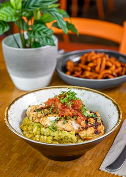 tandoori chicken bowl