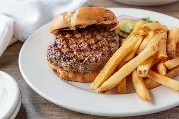Steakhouse Burger and Fries