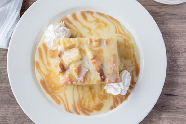 White Chocolate Bread Pudding