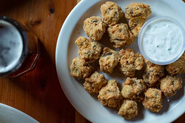 battered mushrooms