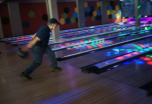 Man bowling