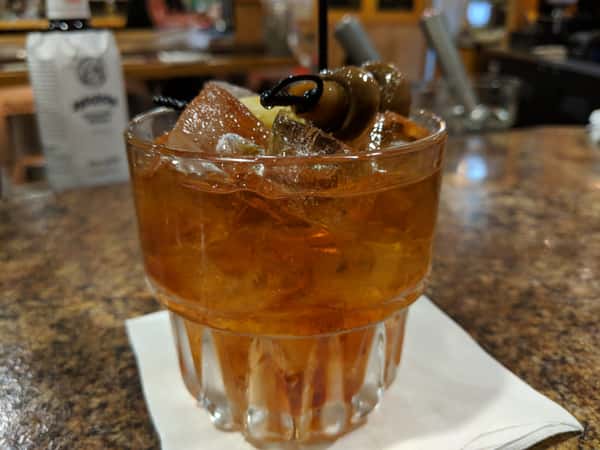 Brandy Old Fashioned Sweet with Mushrooms