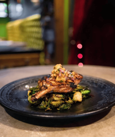 Pork chop entree