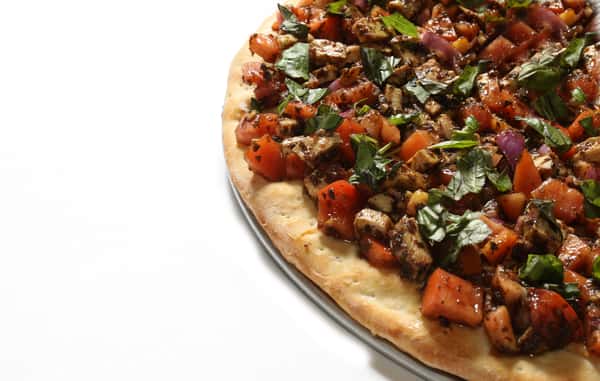 Grilled Chicken Bruschetta Pizza