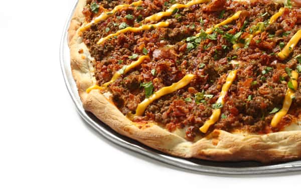 Bacon Cheeseburger Pizza