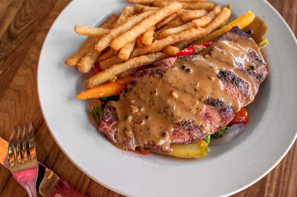 Whiskey Peppercorn Flank Steak