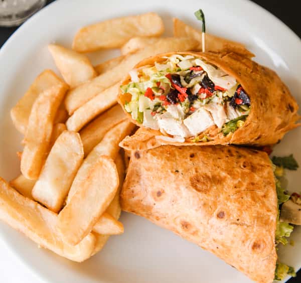 Southwestern Chicken Caesar Wrap