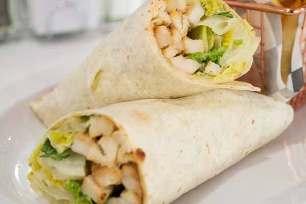 chicken caesar wrap