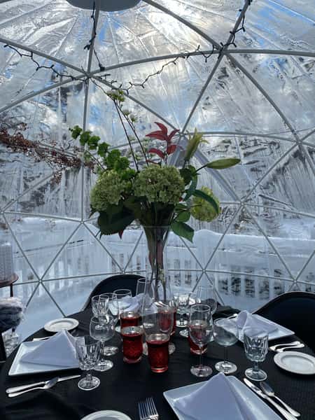 Event igloo dining tables