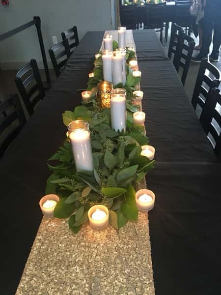 Table with Candles