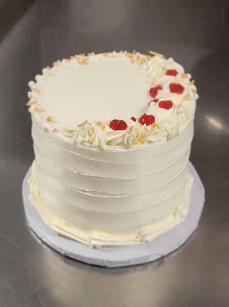 Raspberry Buttercream Cake - The Red Blazer - American Restaurant