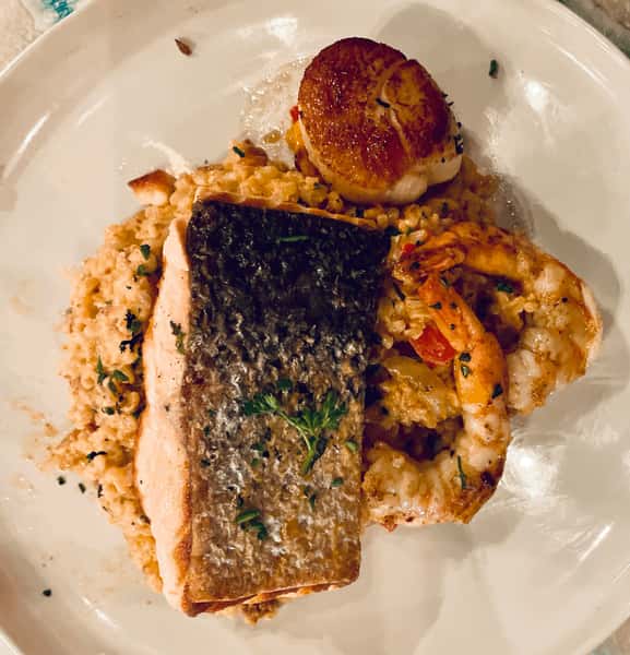 SALMON PAELLA