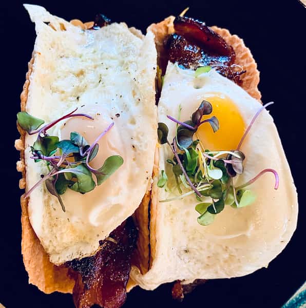 BREAKFAST WAFFLE TACOS