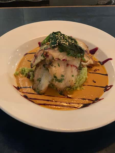 Pescado en Mole Habanero