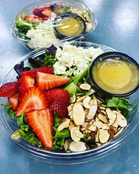 Sesonal Salad with option to add a protein