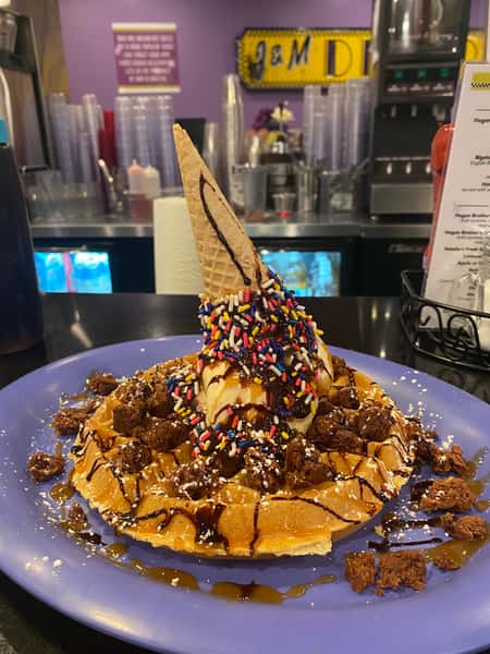Brownie Sundae Waffle