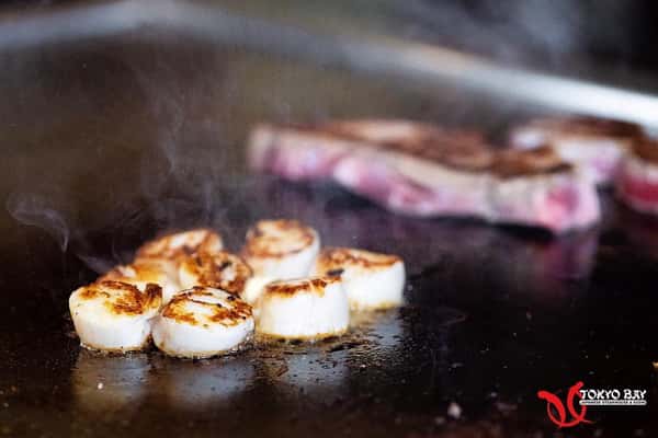 Scallops and Steak