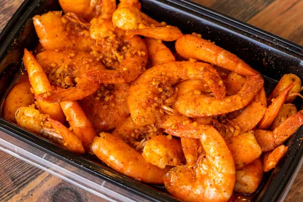 1lb unpeeled shrimp