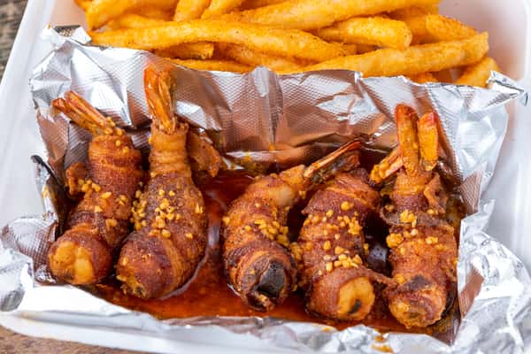 bacon wrapped shrimp