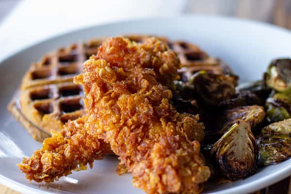 Chicken and waffles
