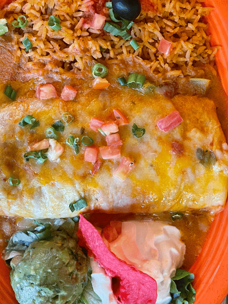 BEAN & CHEESE BURRITO RANCHERO