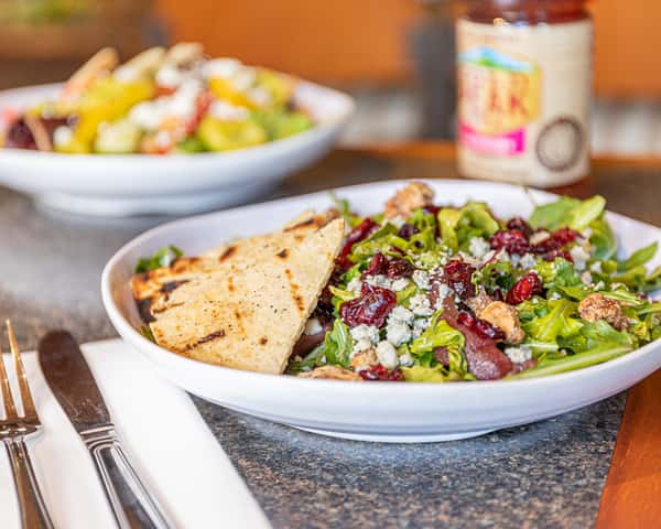 poached pear salad
