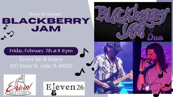 Blackberry Jam DUO - Live Entertainment - Evviva! Bar & Eatery