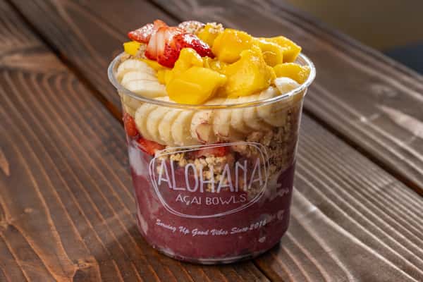 Menu - Alohana Acai Bowls - Açaí shop in CA