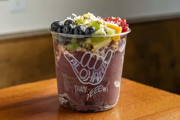 Menu - Alohana Acai Bowls - Açaí shop in CA