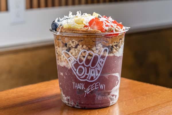 Menu - Alohana Acai Bowls - Açaí shop in CA