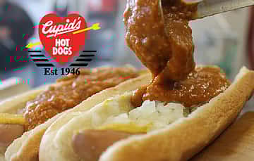 Two Cupid's Chili Dogs