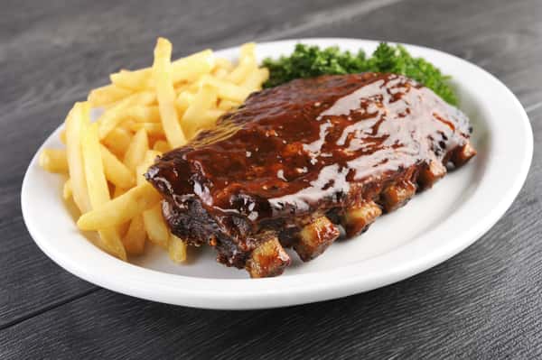 ribs and fries