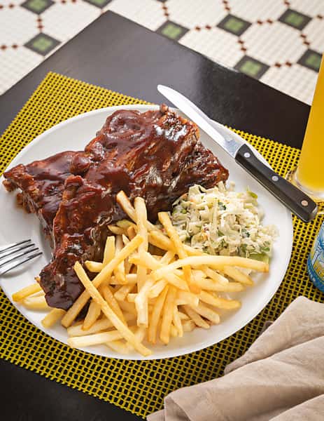 Baby Back Ribs Half Rack - Truffles Cafe - American Restaurant in SC