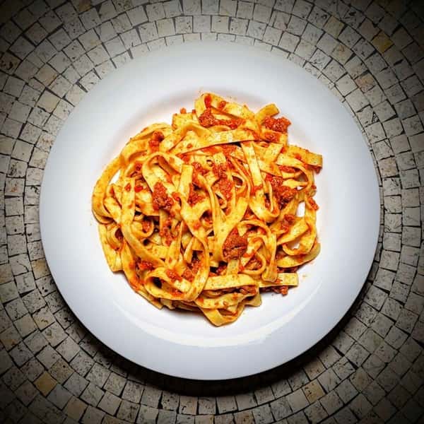 pasta and marinara