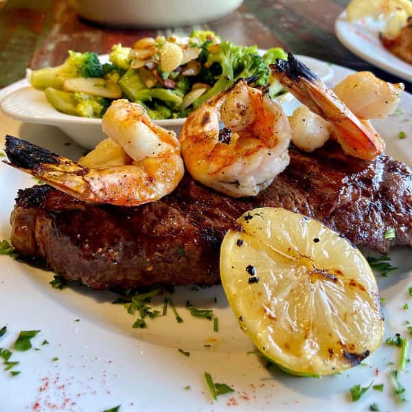 Steak and seafood