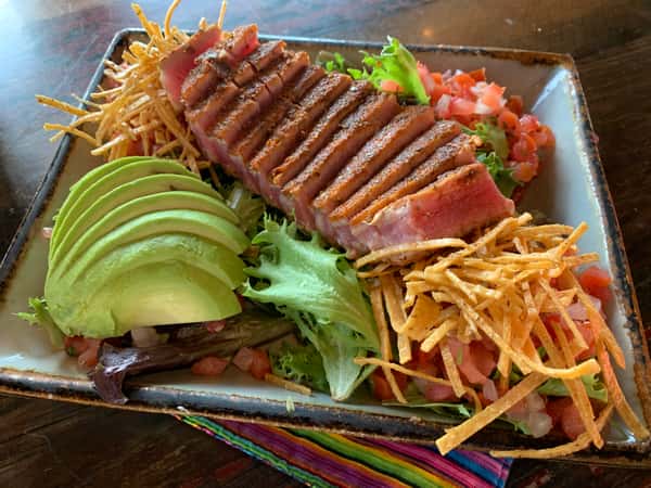 Chili-Crusted Ahi Tuna Salad