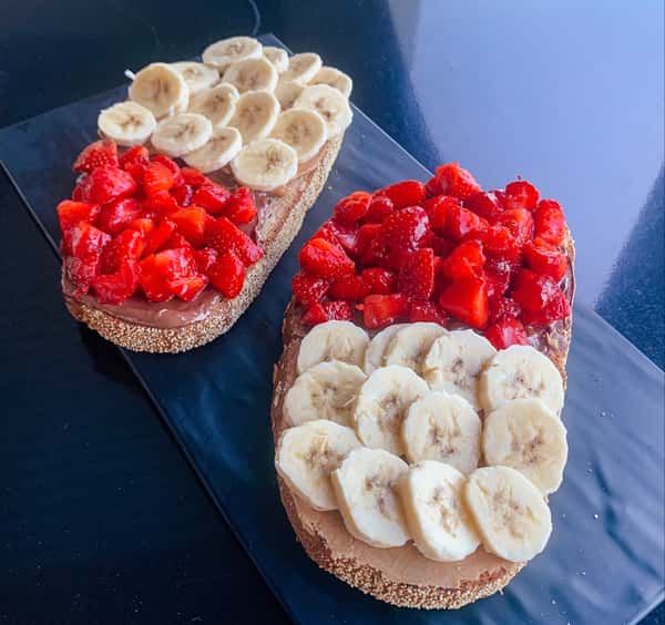 Toast and Fruit
