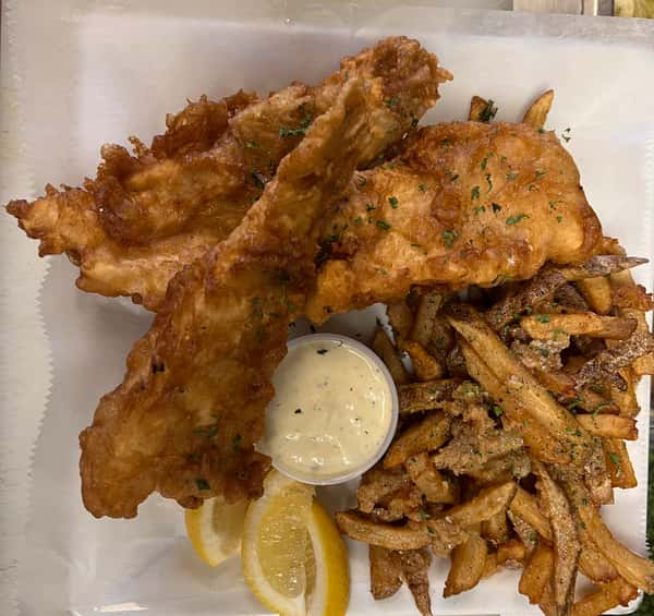 Fish & Chips - Napolitano's Brooklyn Pizza - Pizza Restaurant in RI