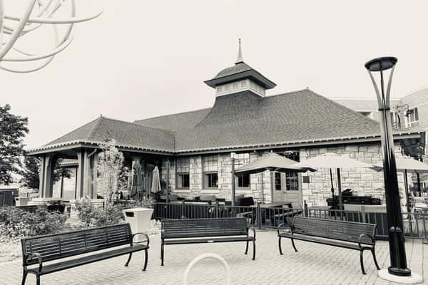 black and white photo