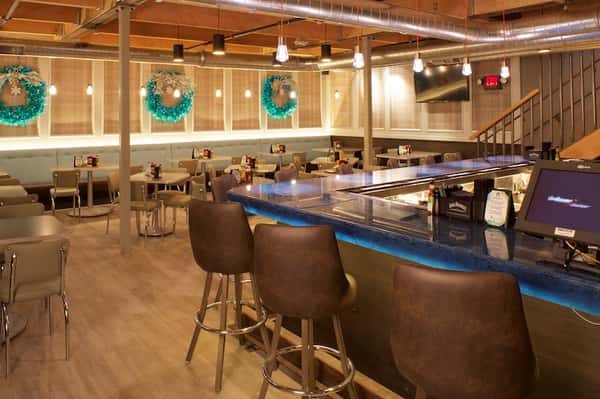bar area