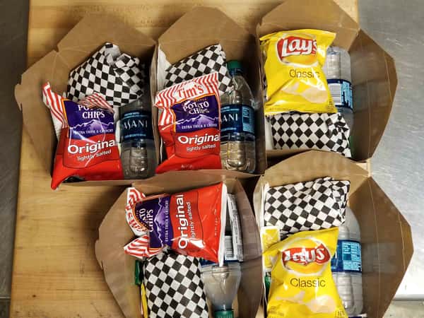 inside boxed lunches