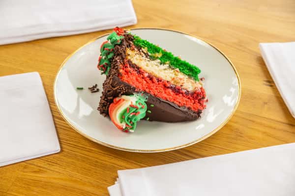 Tri-Colored Cake
