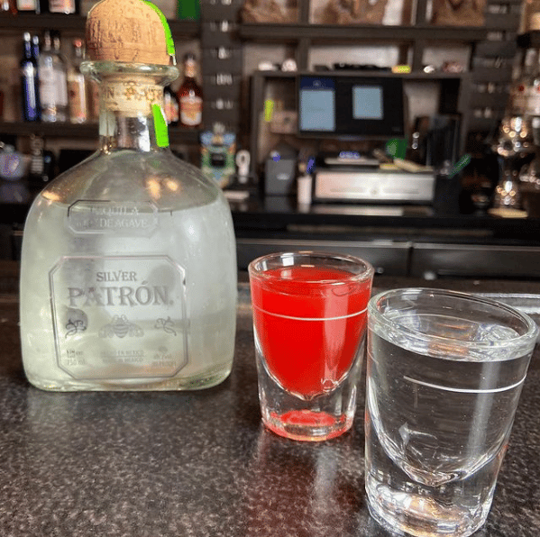 Patron and shots